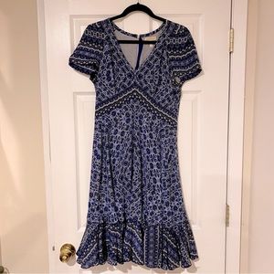Rebecca Taylor 💙 Mars Paisley Dress